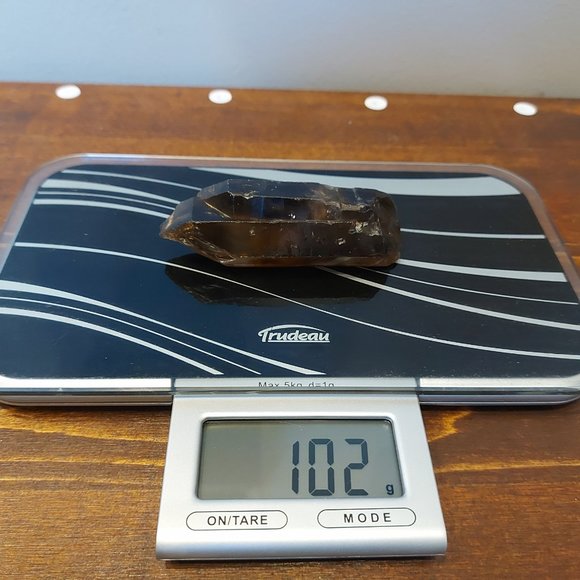 🔥 Sale 🔥 Semi Polished Smokey Quartz Point - Perfectly Imperfect - Picture 4 of 5